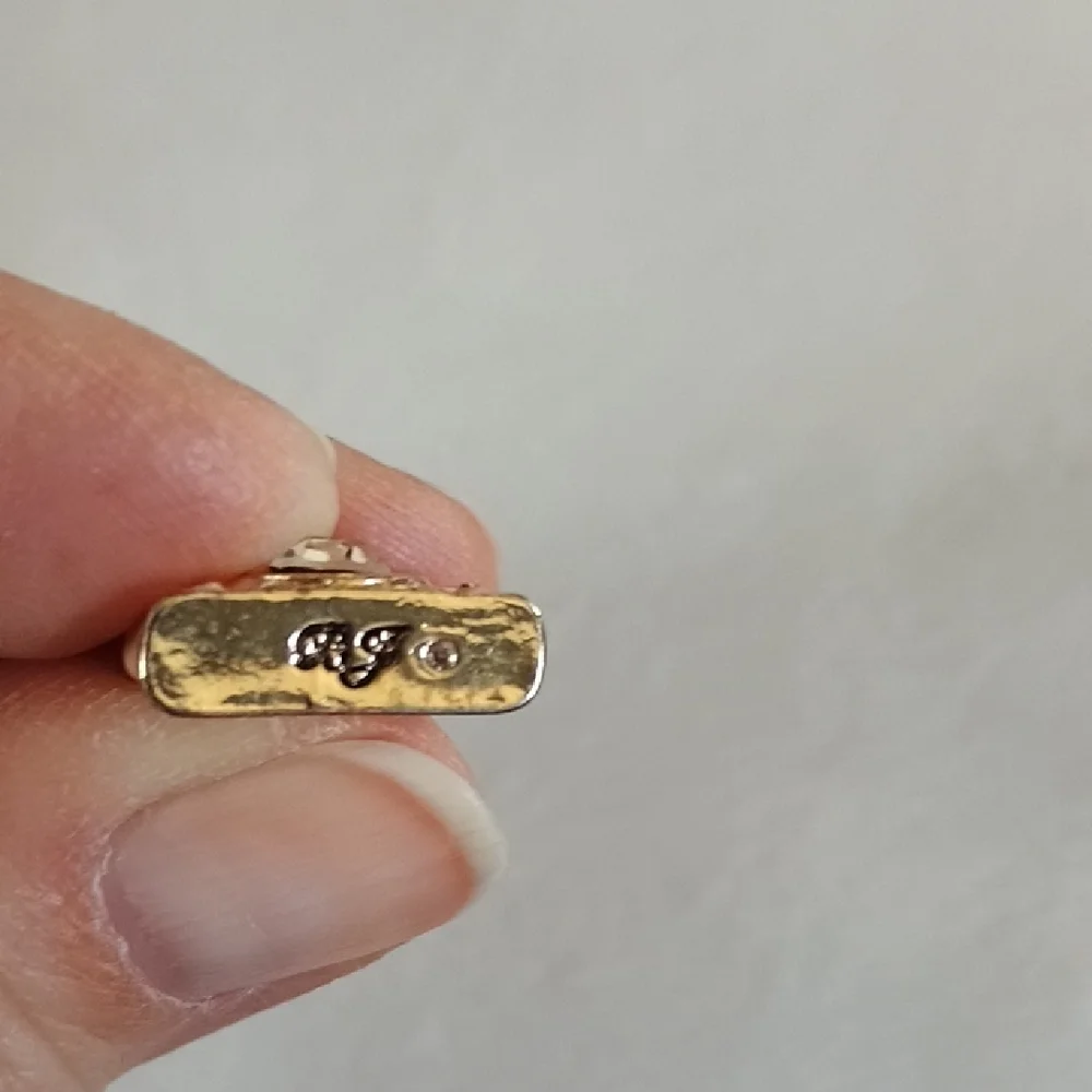 Betsey Johnson Gold and Pink Camera Charm Drop Earrings